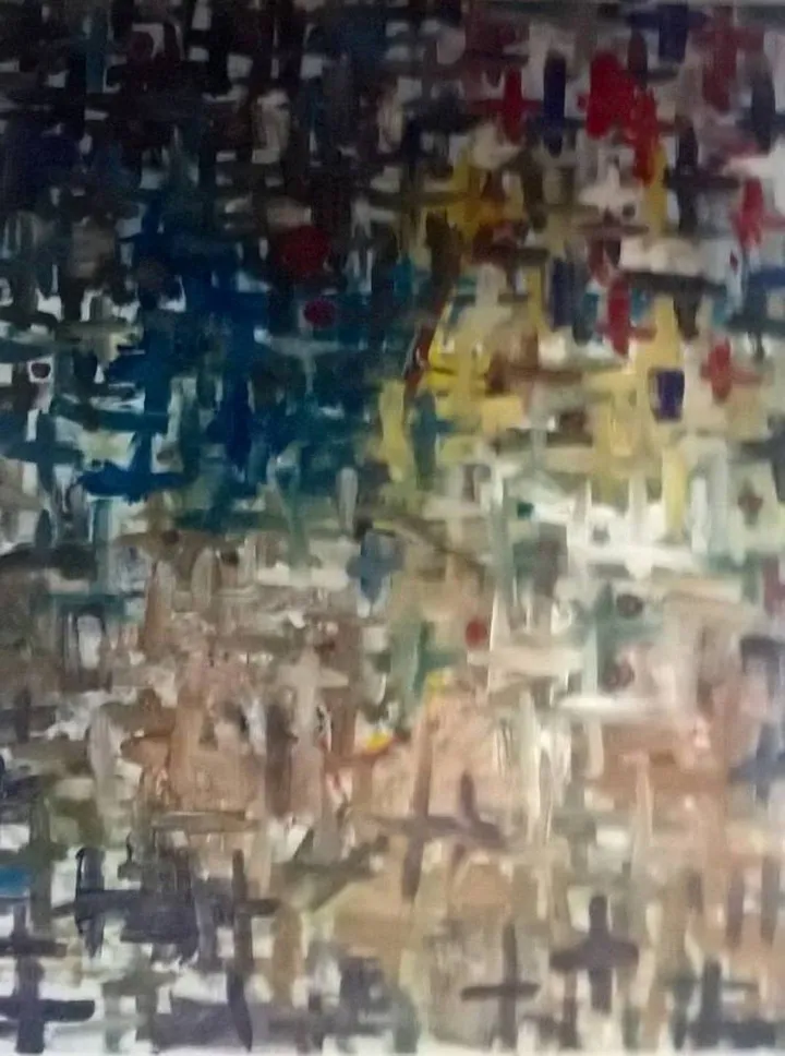 Cross, artwork by Eric James DUHAN