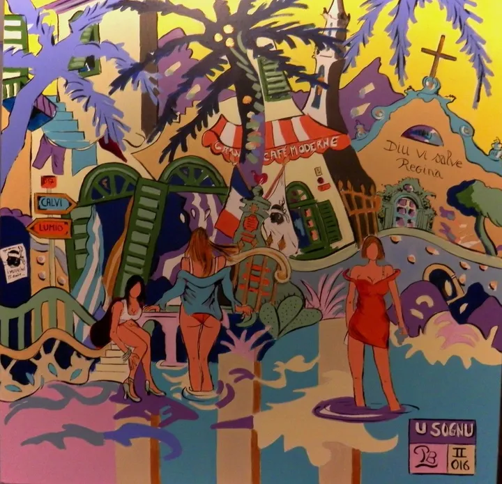 "U Sognu" (The dream), œuvre de Patrick Bergès