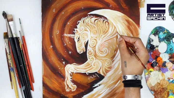 Be a unicorn, œuvre de Bunny Sachin