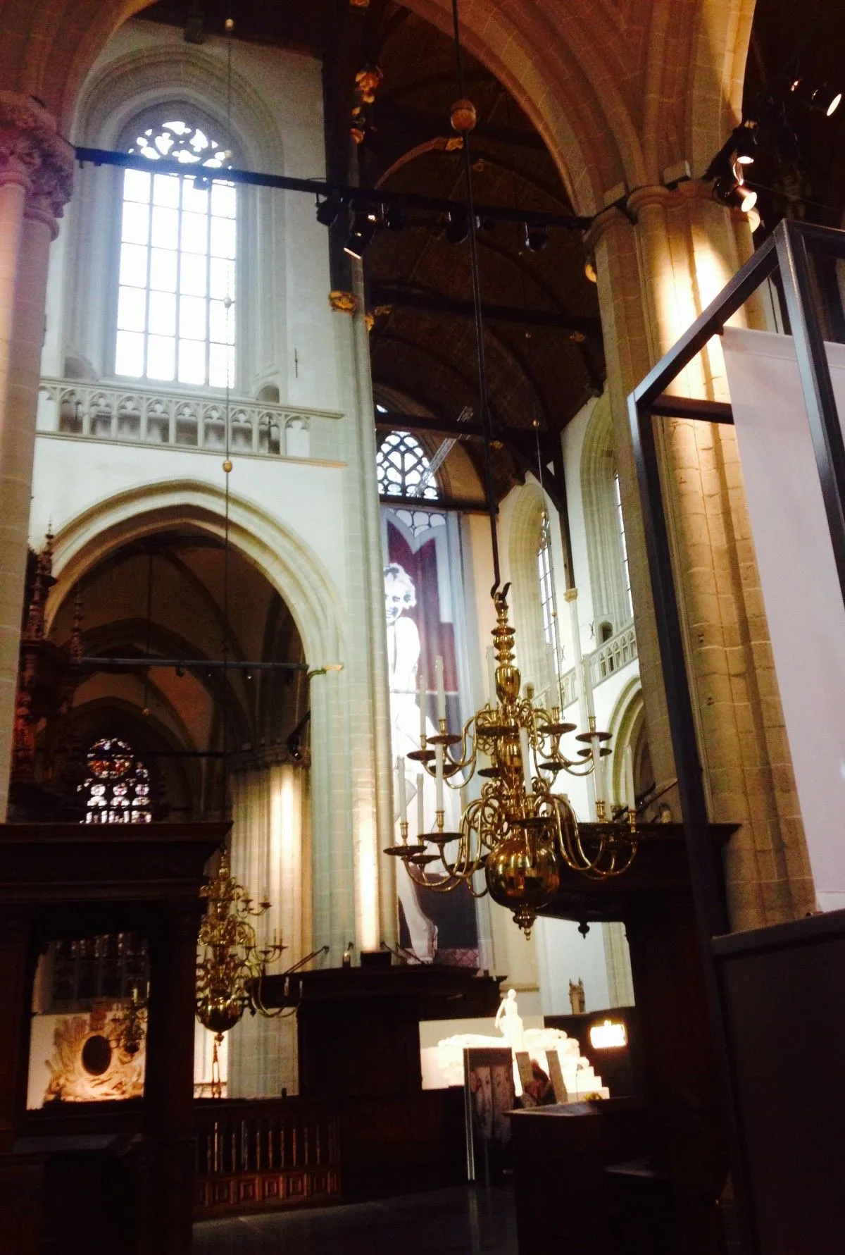 Marilyn in a church, Amsterdam octobre 2016, œuvre de Patrick Witthoff