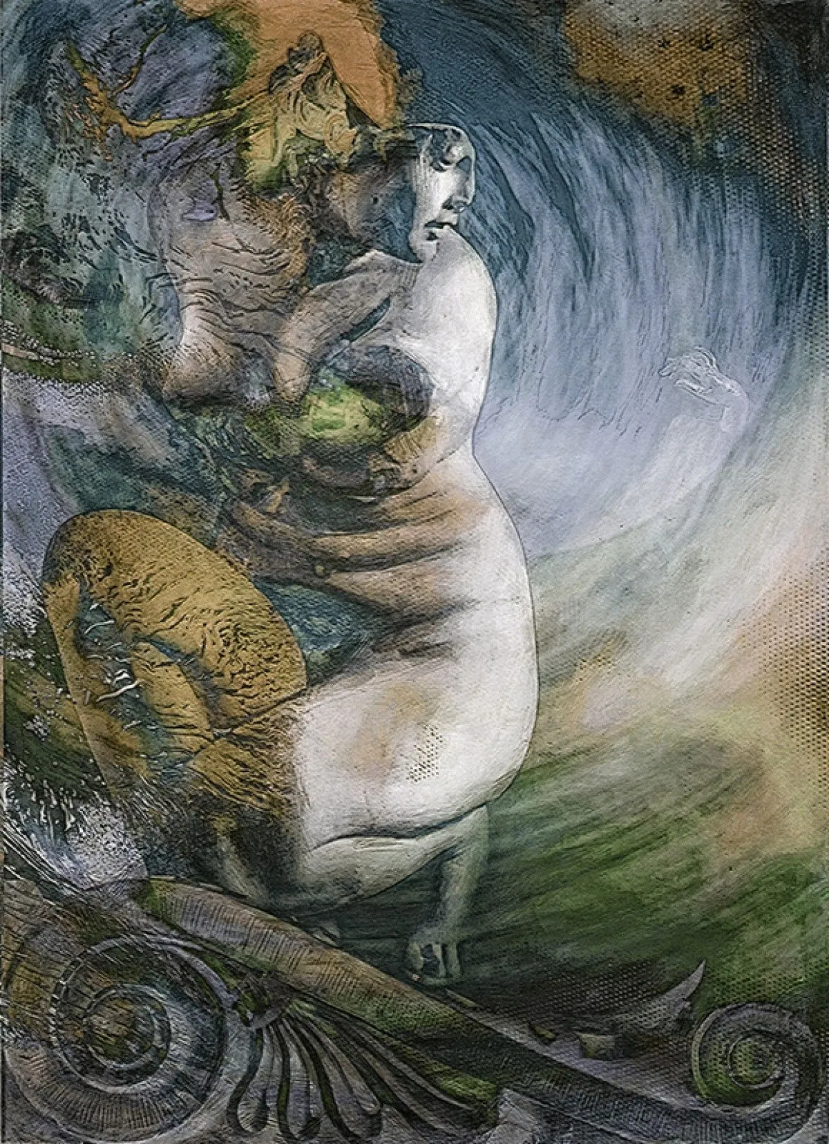 [SCULPTURE SERIES - THE ETERNAL RETURN]   2019-10536-8   50 x 69 cm, artwork by Ali Aslan