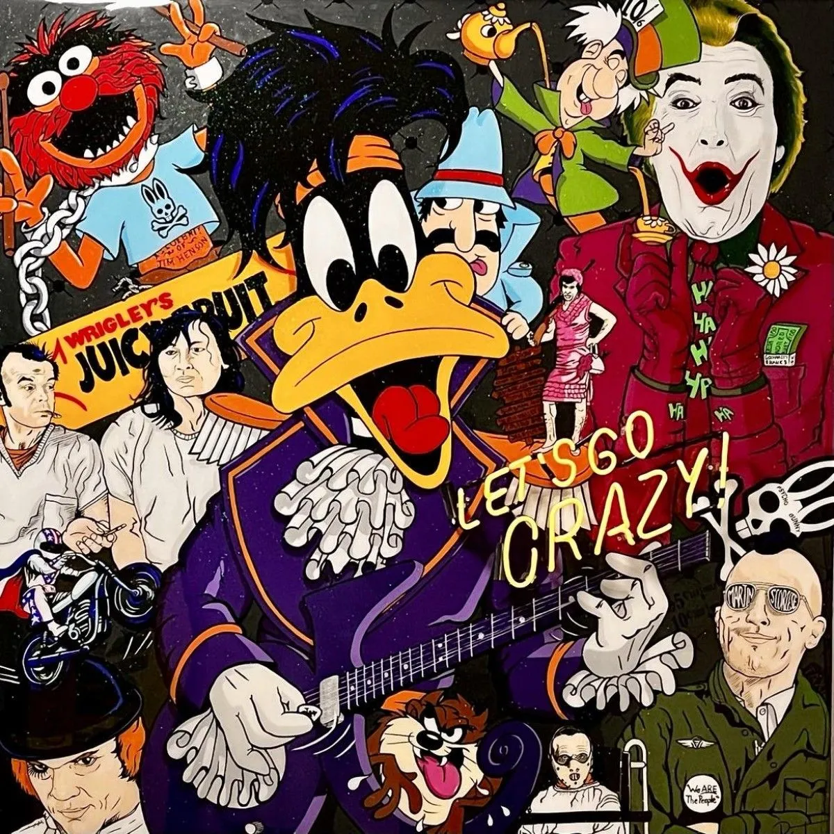 Let'S go Crazy, artwork by Sy Prevost (Gagné)