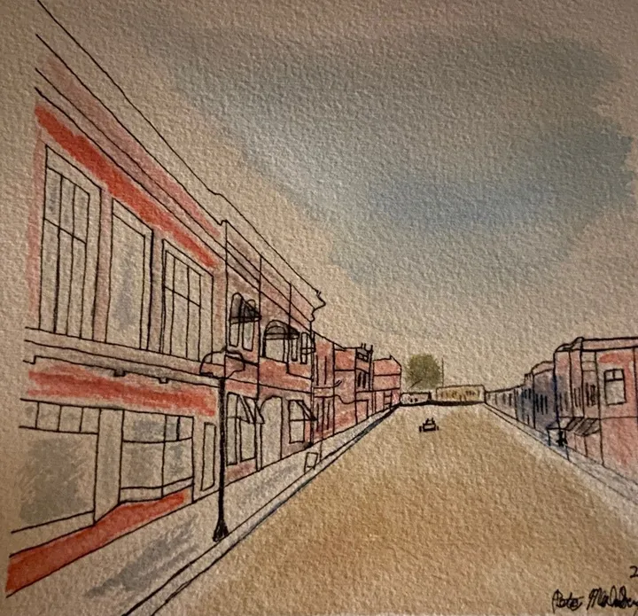 Perry, Iowa 1919, œuvre de Pete Malmberg