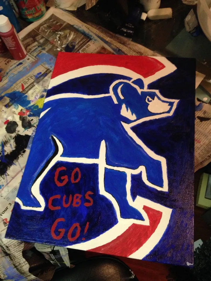 Go Cubs Go, artwork by Brian Majcher