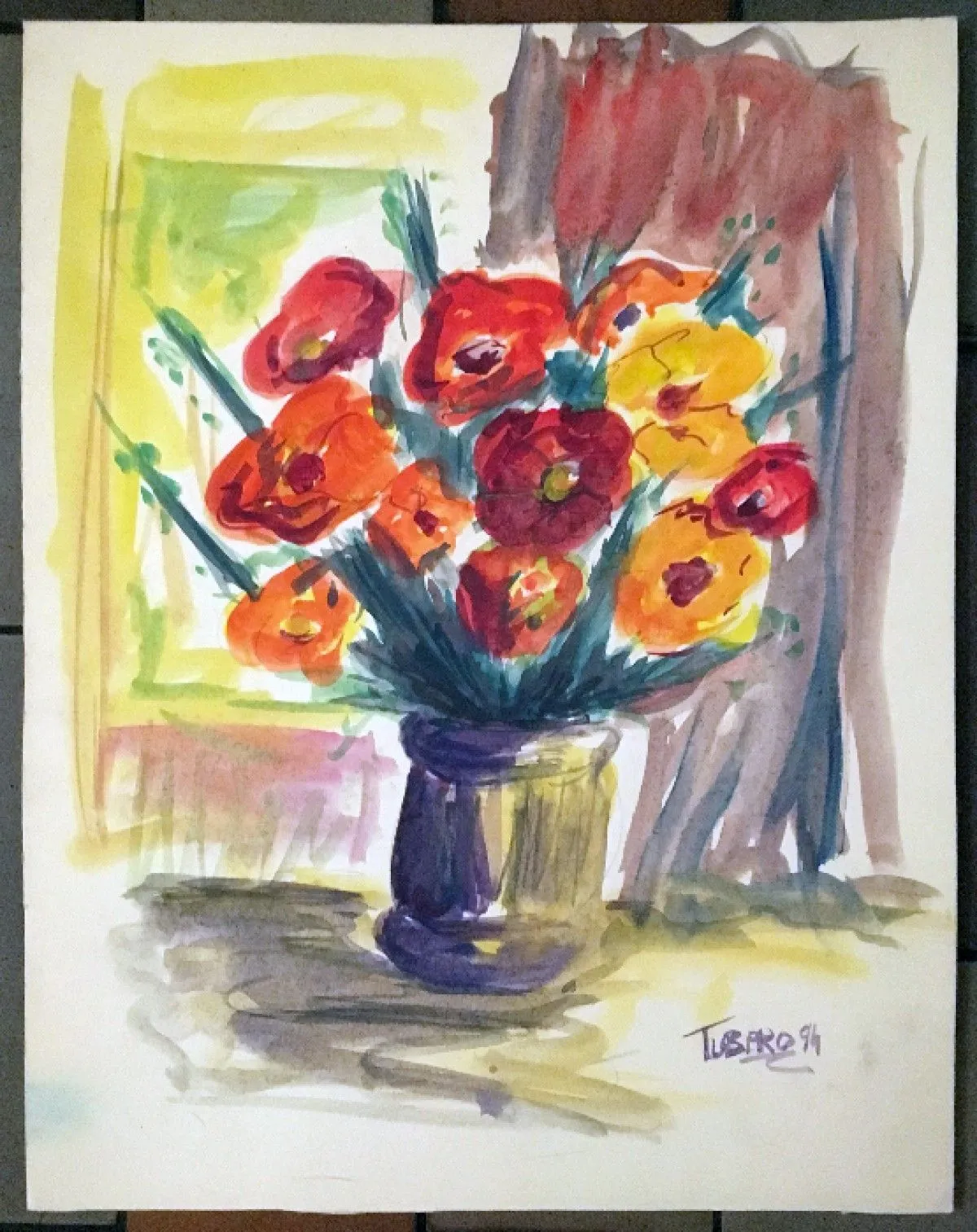 Fleurs 2, artwork by Patrick Tubaro