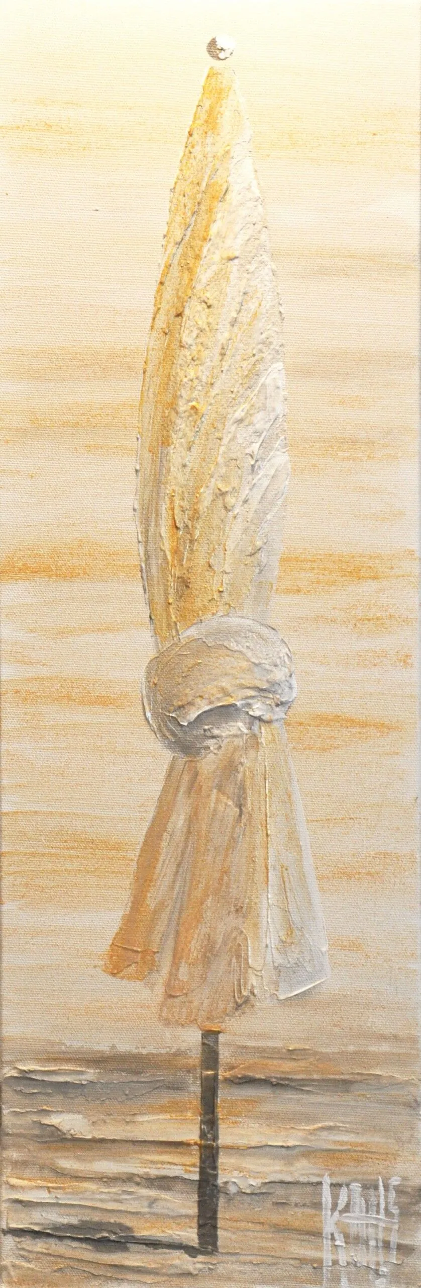 Le parasol, reflets bronze, artwork by Galerie Arnaud