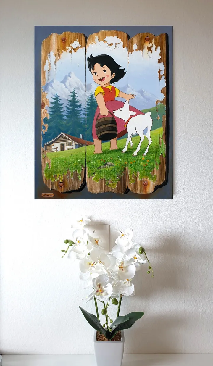 Heidi, œuvre de Mahmoud Qoqyan