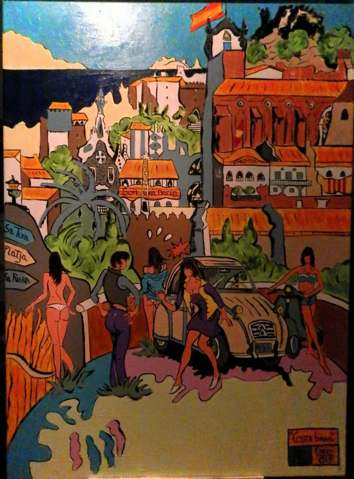 Costa brava, artwork by Patrick Bergès