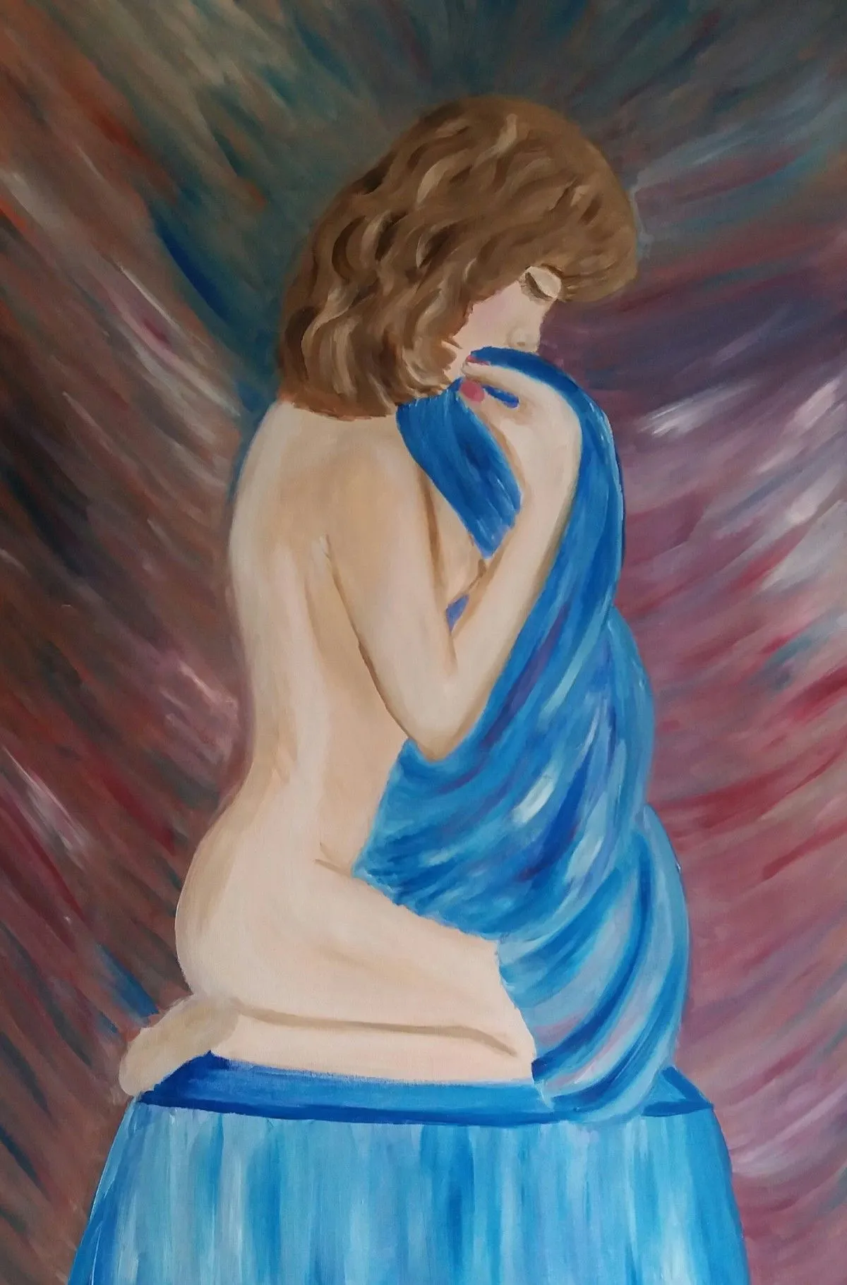 Blue satin, œuvre de Elsie Brummer