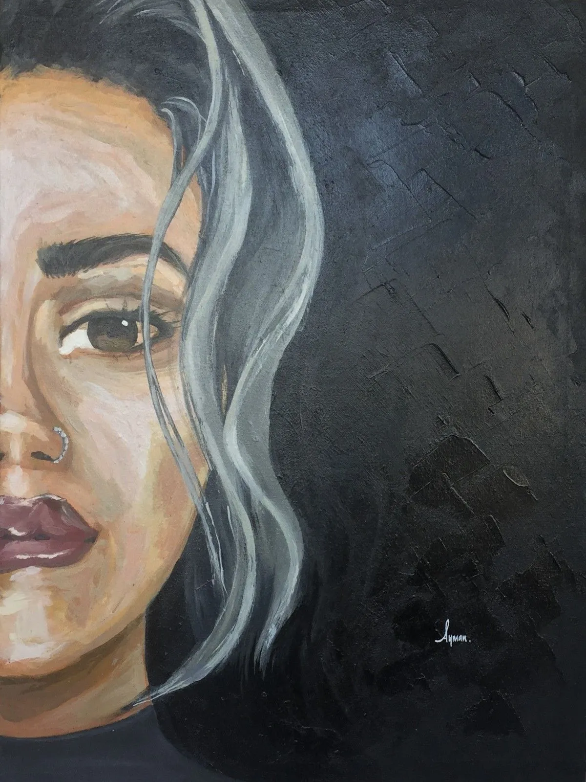 Young Grey, œuvre de Ayman Abdullah