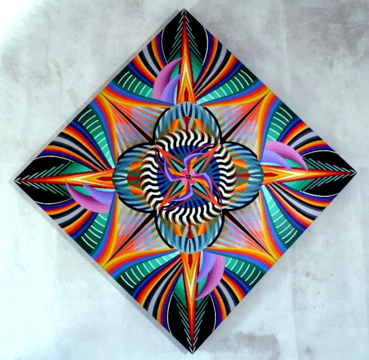 Abstrato, œuvre de Thero Monteiro