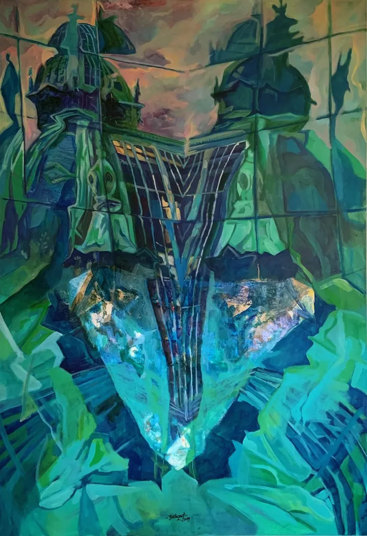 The psychedelic dome 2, artwork by Dragos Botezat