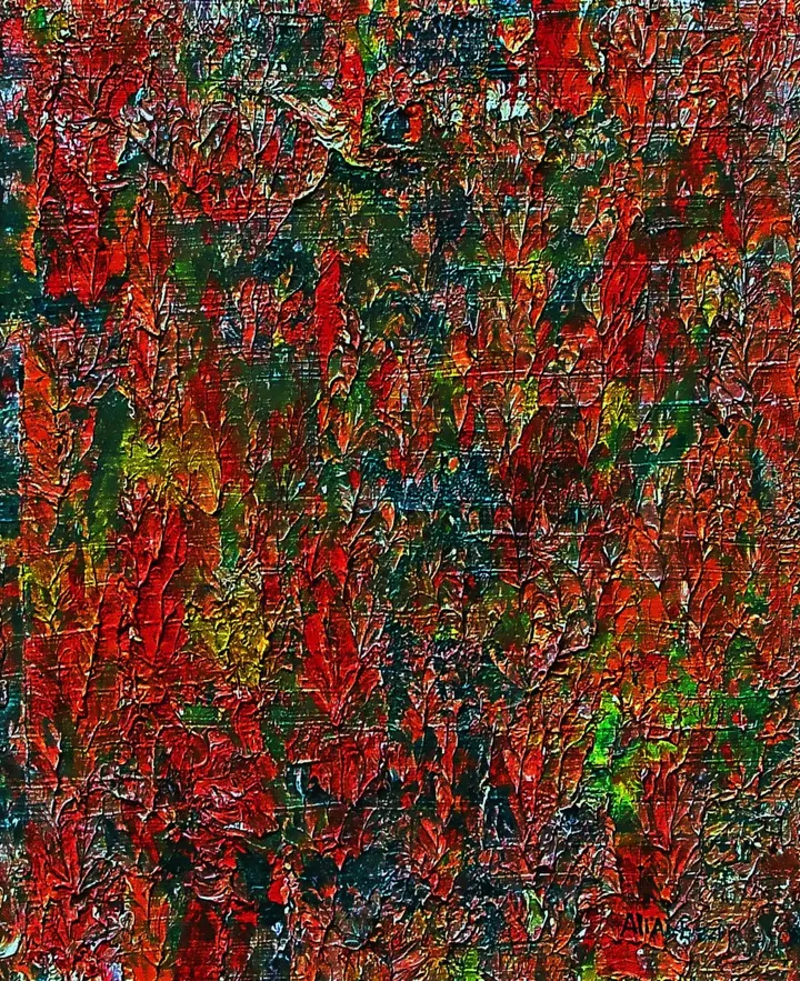 Fire In The Wood, artwork by Ali AlEzzi