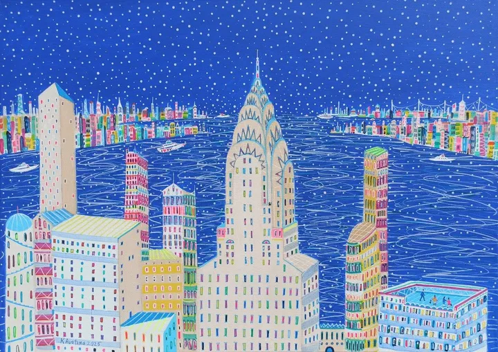 Midnight Over Manhattan, œuvre de Katrina Avotina