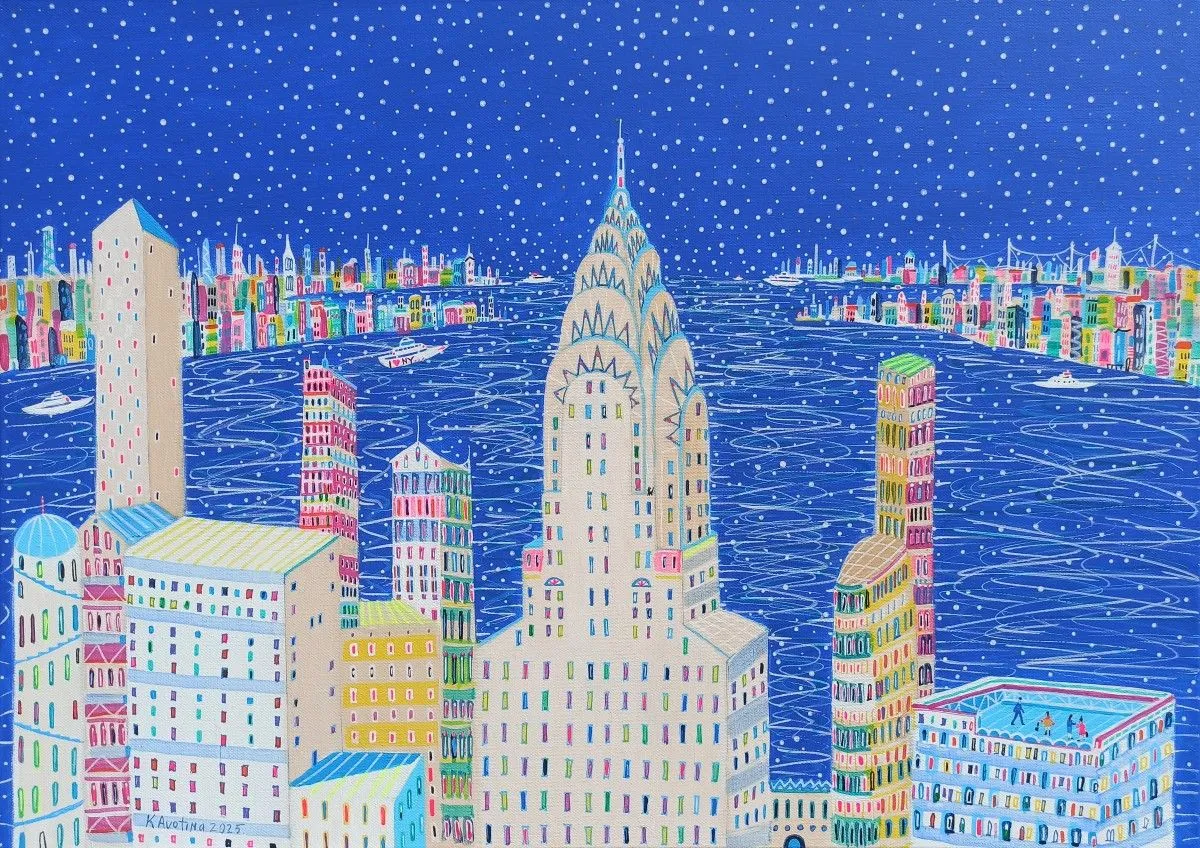 Midnight Over Manhattan, œuvre de Katrina Avotina