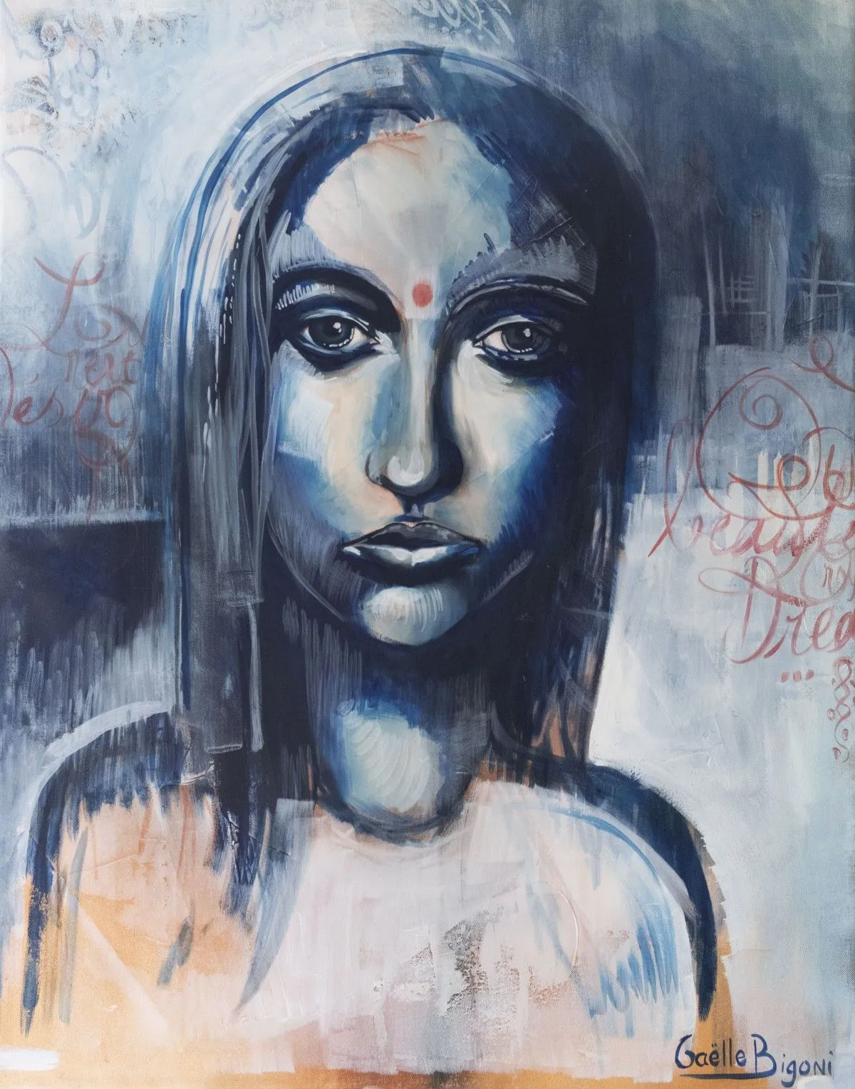 La voyageuse, œuvre de Gaëlle Bigoni