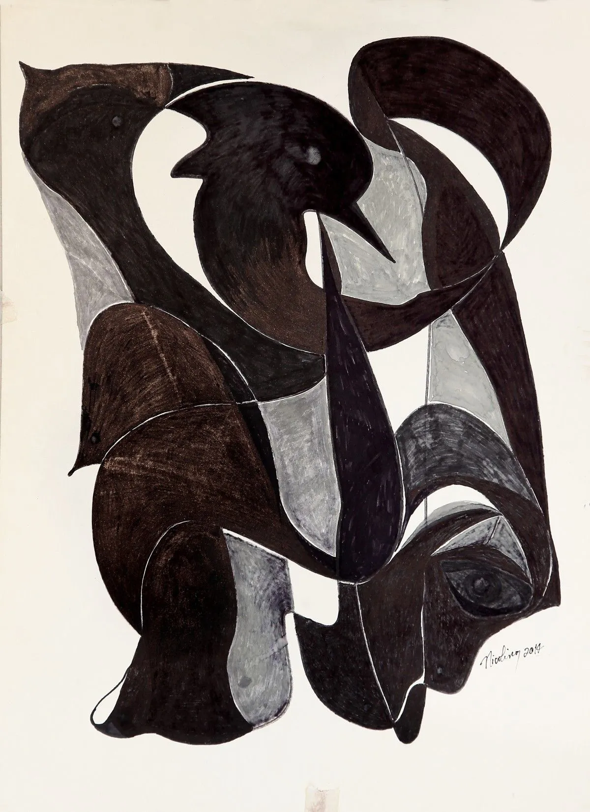 Cisne Negro, artwork by Nicolina Maria Arantes Botelho