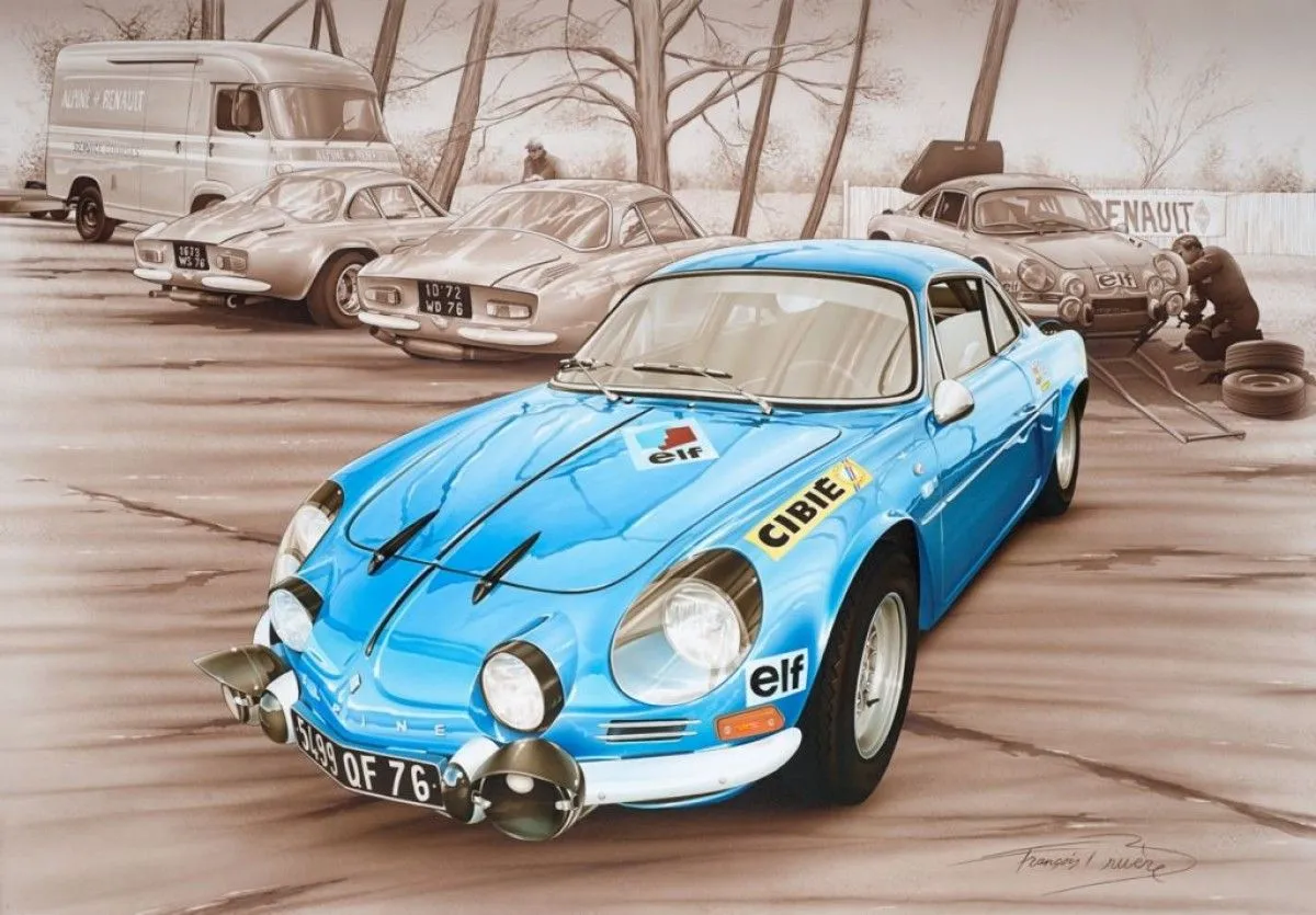 Alpine A110, œuvre de François BRUERE