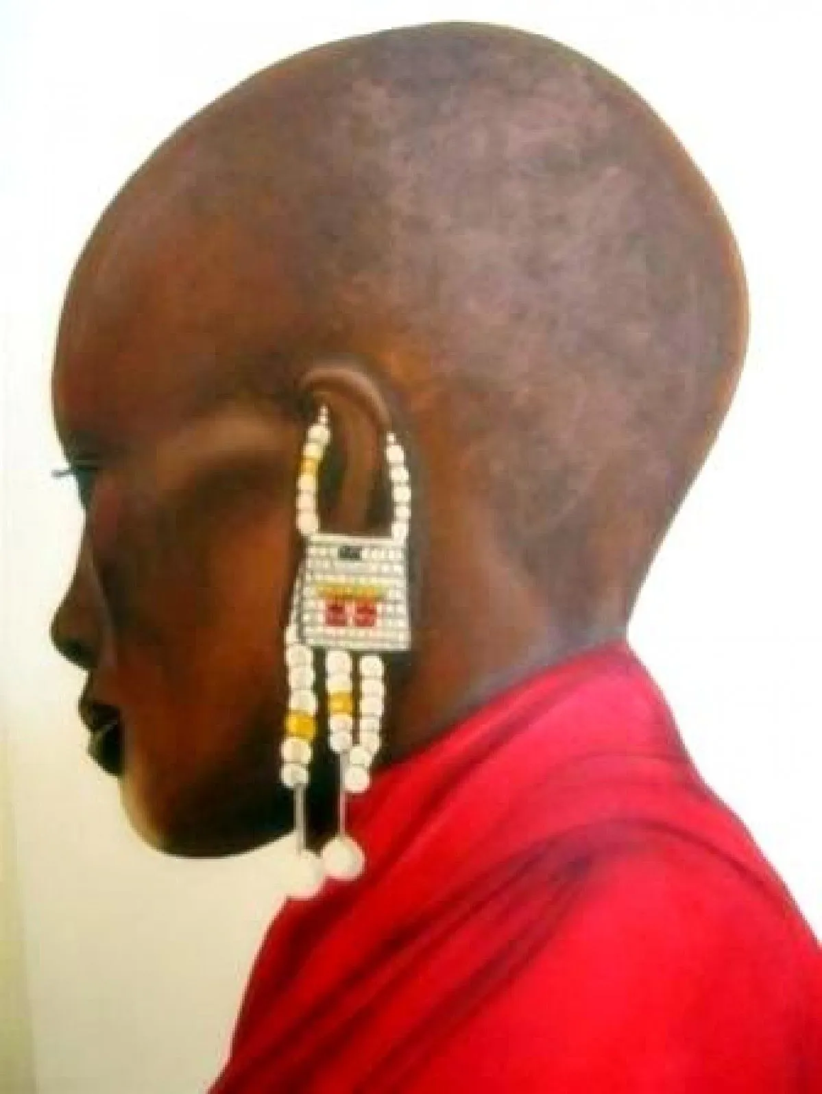 Masai Woman, artwork by Tracey Armstrong