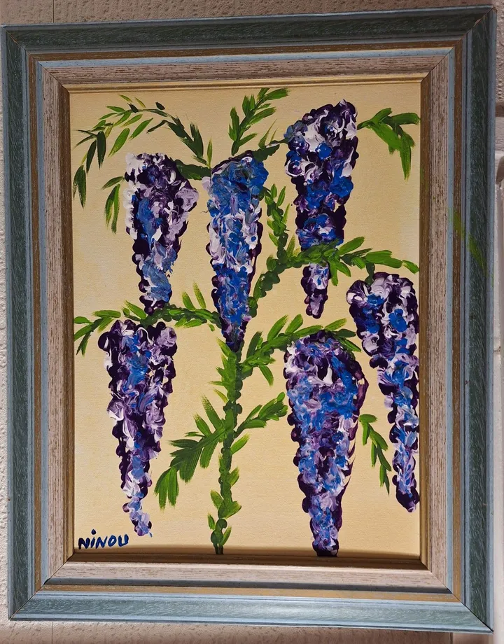N° 113 Glycine, artwork by Jean-Michel FRAMERY
