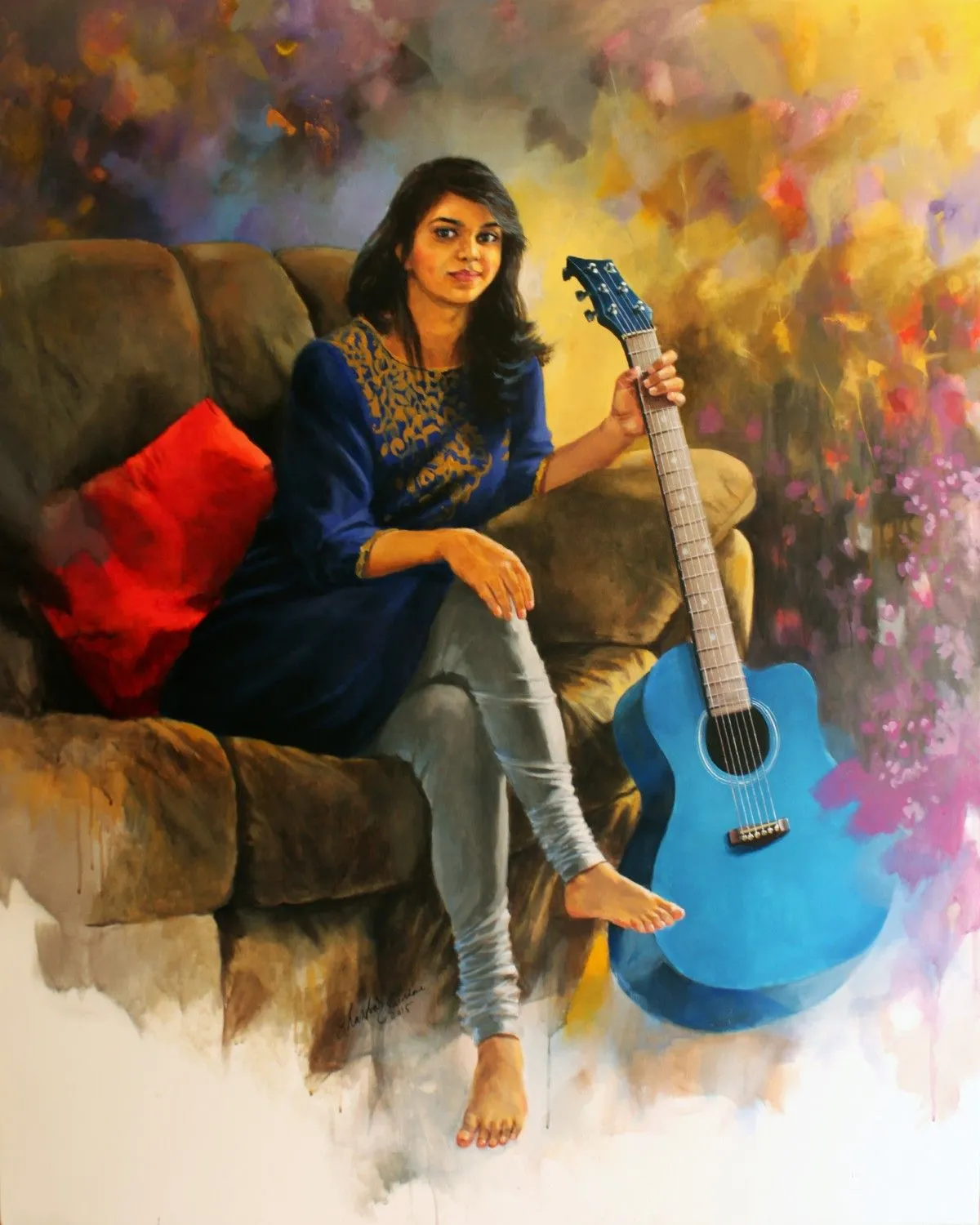Sapphire Notes, artwork by Shankar Gaidhane