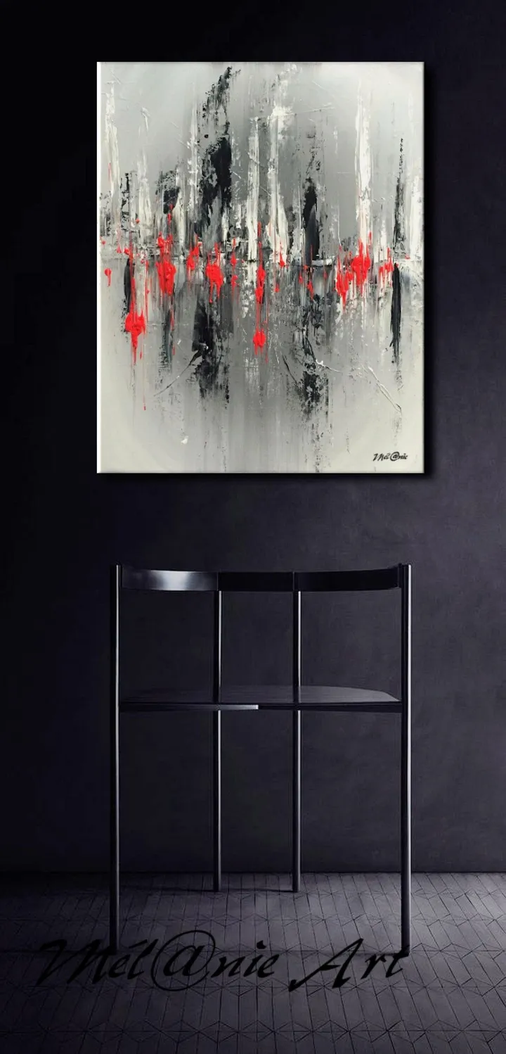 sombre, œuvre de Peinture Melanie