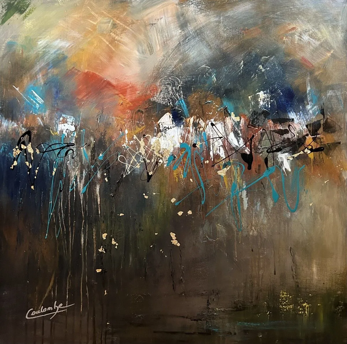 Explosion, artwork by Louizel Coulombe