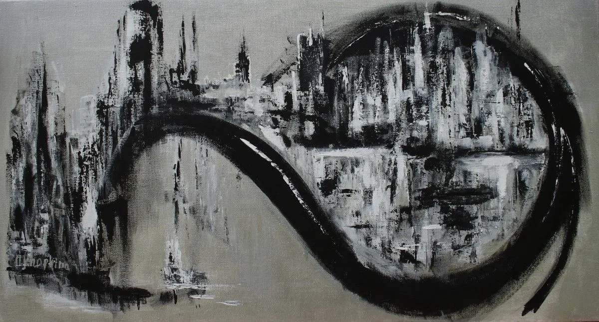 Flow #4, artwork by Oksana Okhapkina