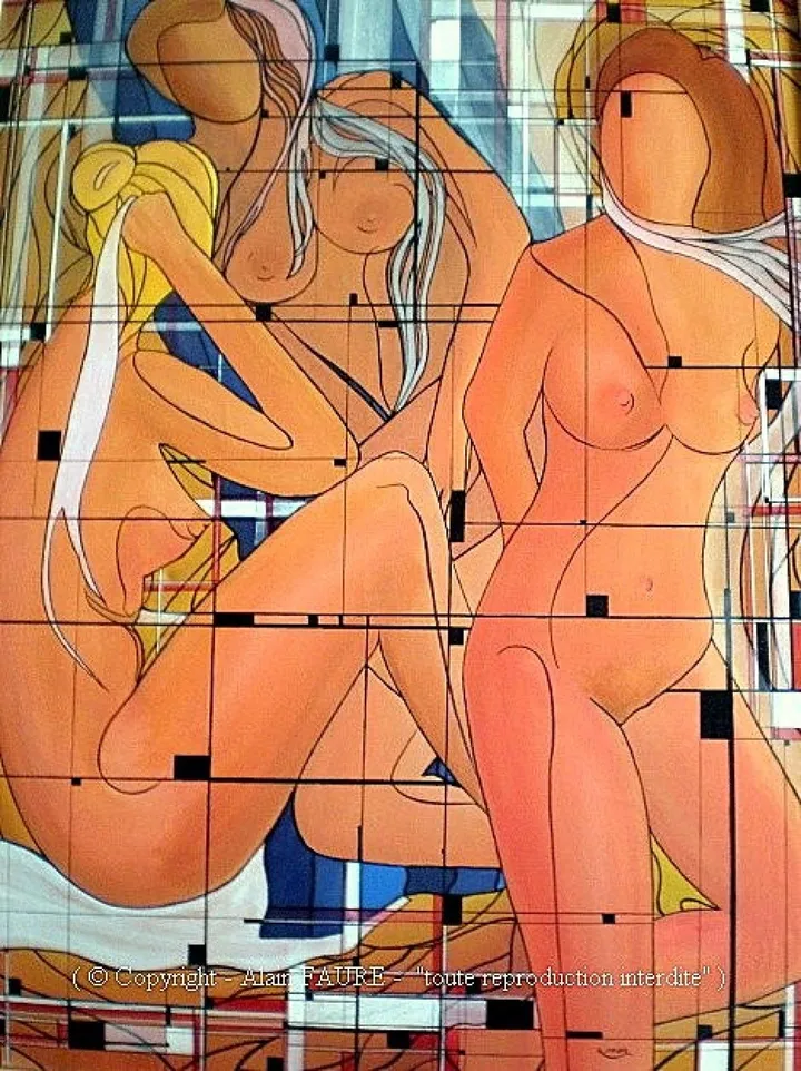 LA PLAGE, œuvre de Alain FAURE