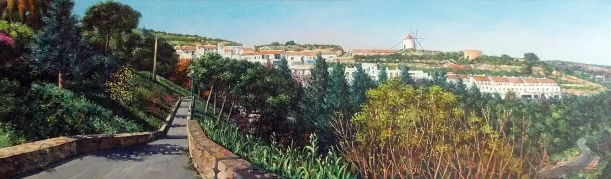 PANORAMICA DE VEJER, artwork by RETAMERO SANCHEZ