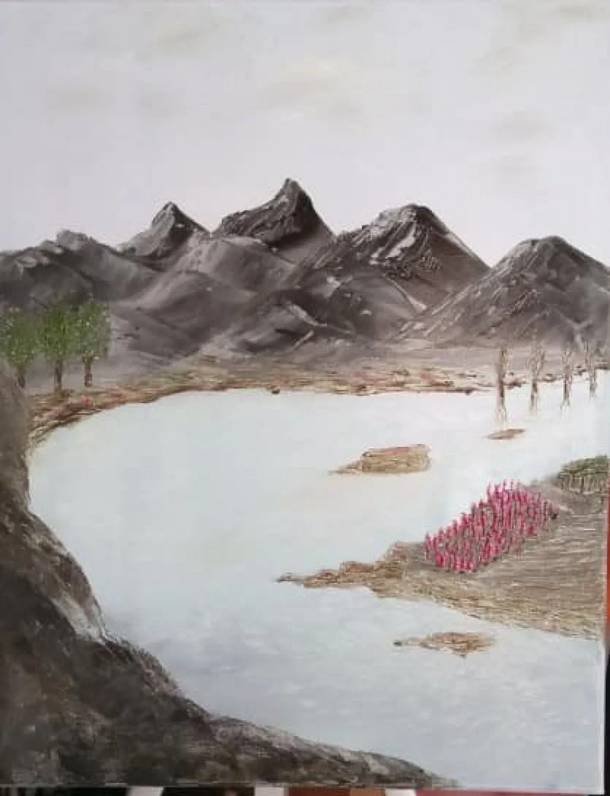 Série: Au fil de l'eau 4, artwork by Viviane RINCK