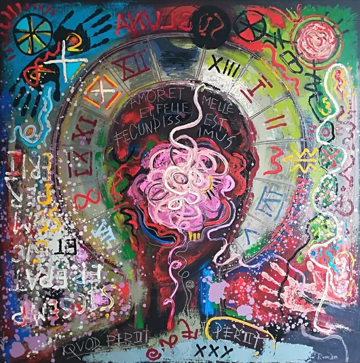 SUB LUNA, artwork by Sergiu Roman