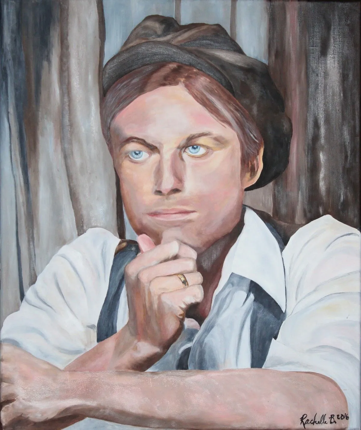 The Sting -- Robert Redford, artwork by Rachelle Beaudry