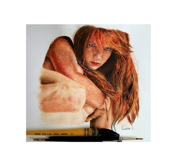 Rouquine, œuvre de Eric PAWLAK