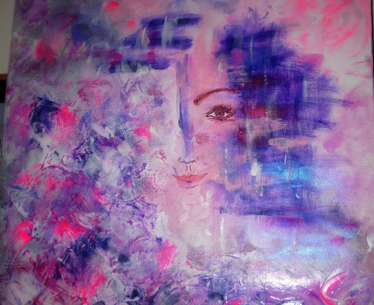 "J'ai rêvé ton sourire", artwork by sylviane marie nardini