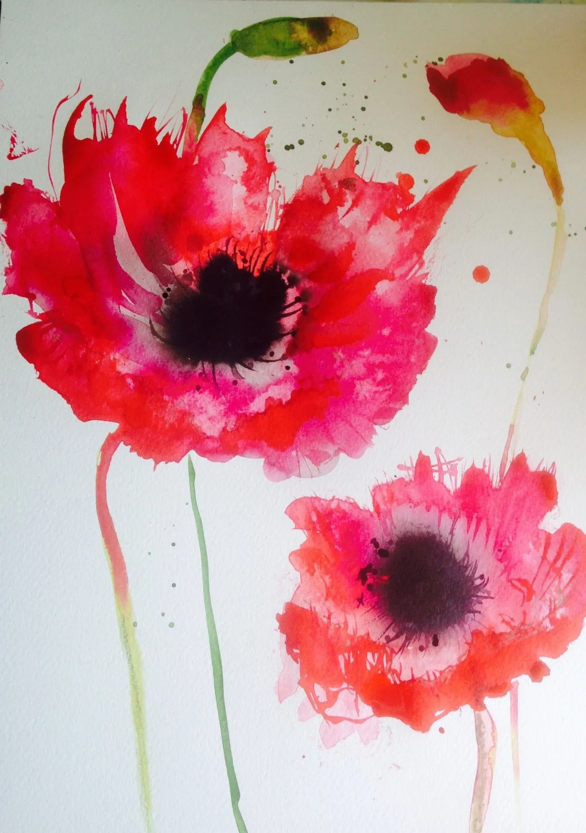 Poppies, œuvre de Olga Polstvin