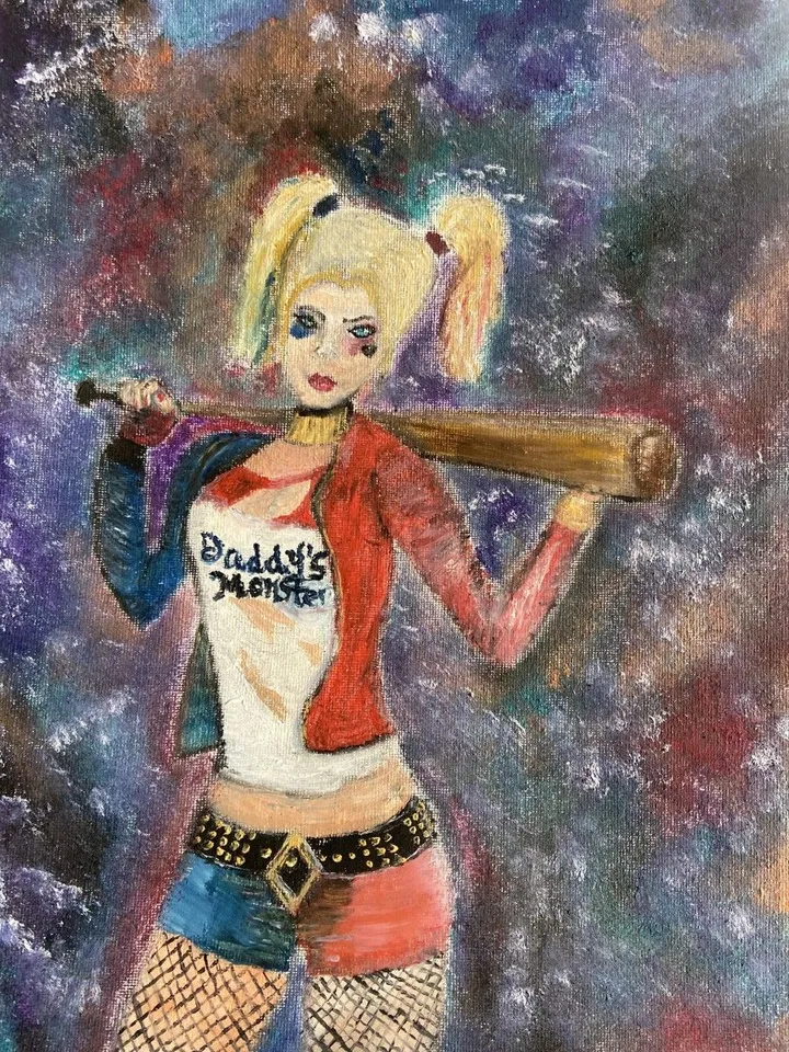 Harley Quinn, artwork by Émilie Demers
