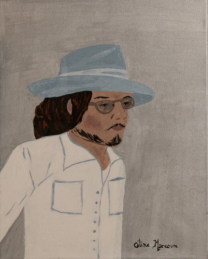 Johnny Depp, artwork by Céline Marcoux