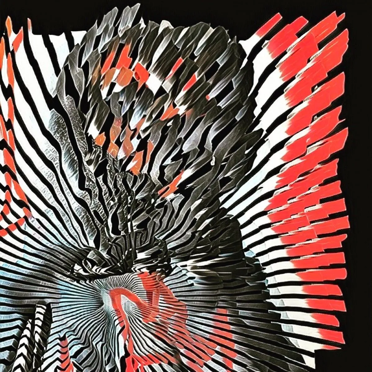 feathers 3240, artwork by Fausto Cantu