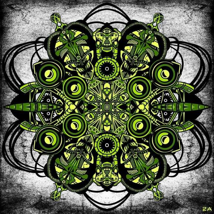Techno Graphique, artwork by Valentin Lerond