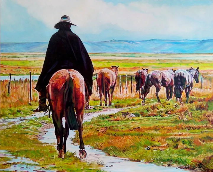 The Last Cowboy, artwork by Ulysses Teixeira