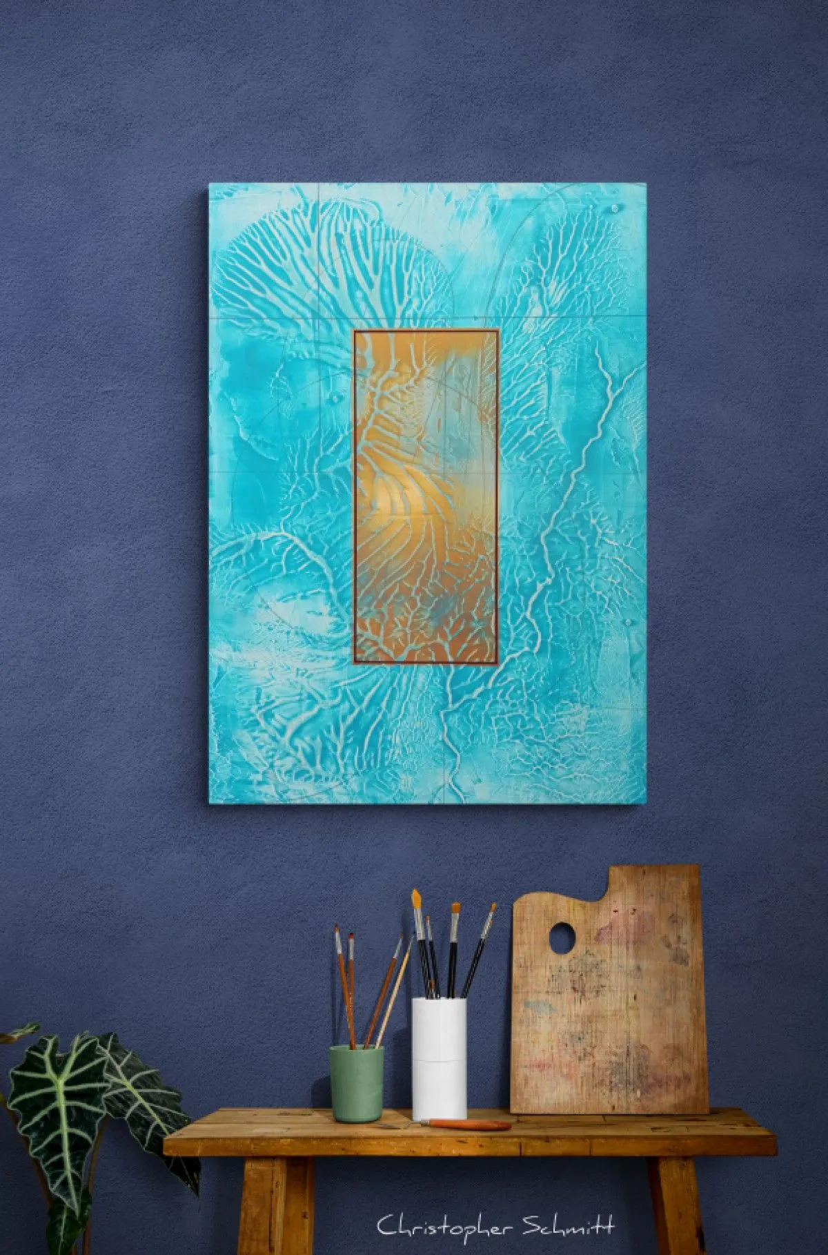 Peinture Série 2 (référence : CJS-S2-N01052023), artwork by Christopher SCHMITT