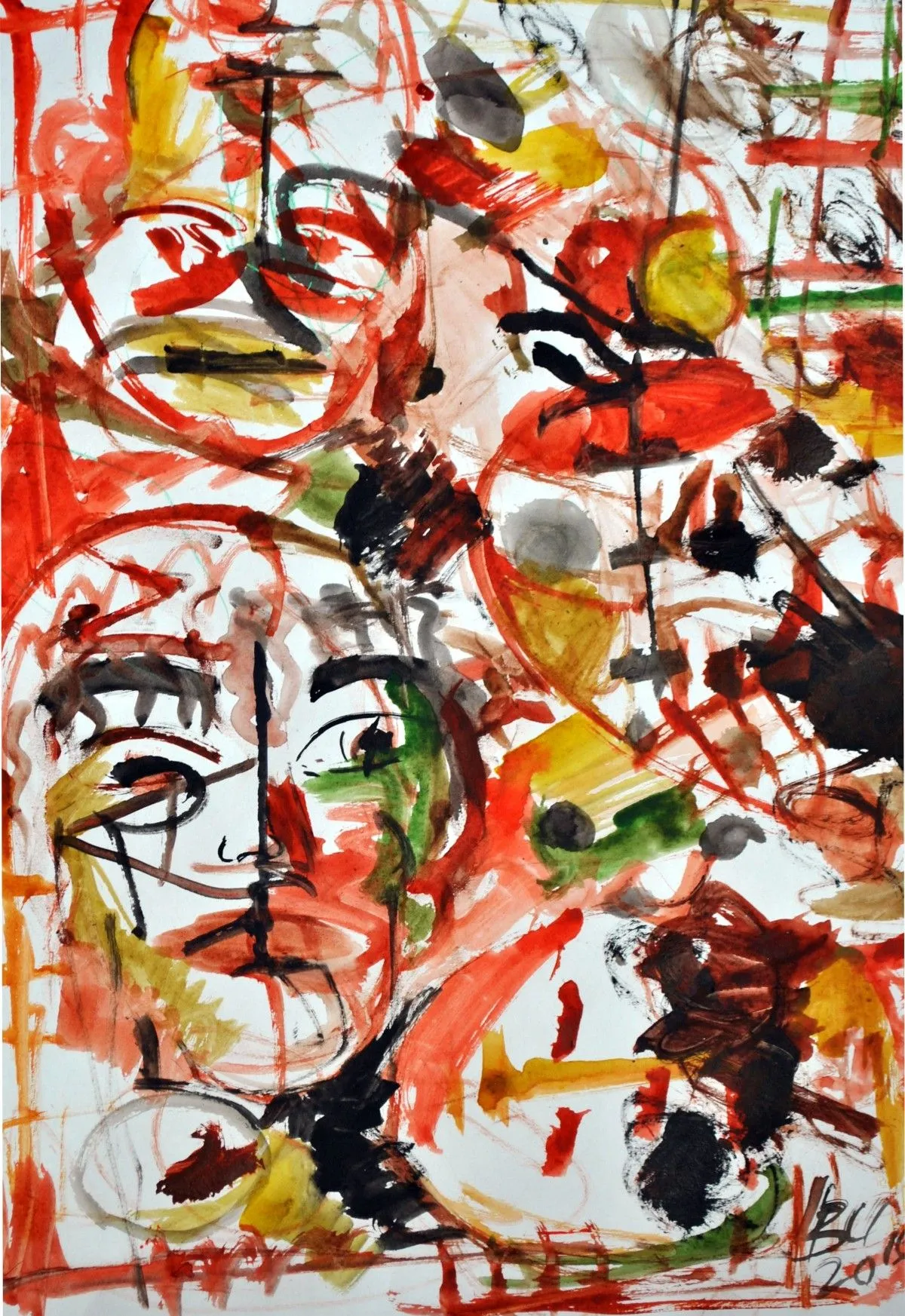 Faces, artwork by Akpan Usoroh