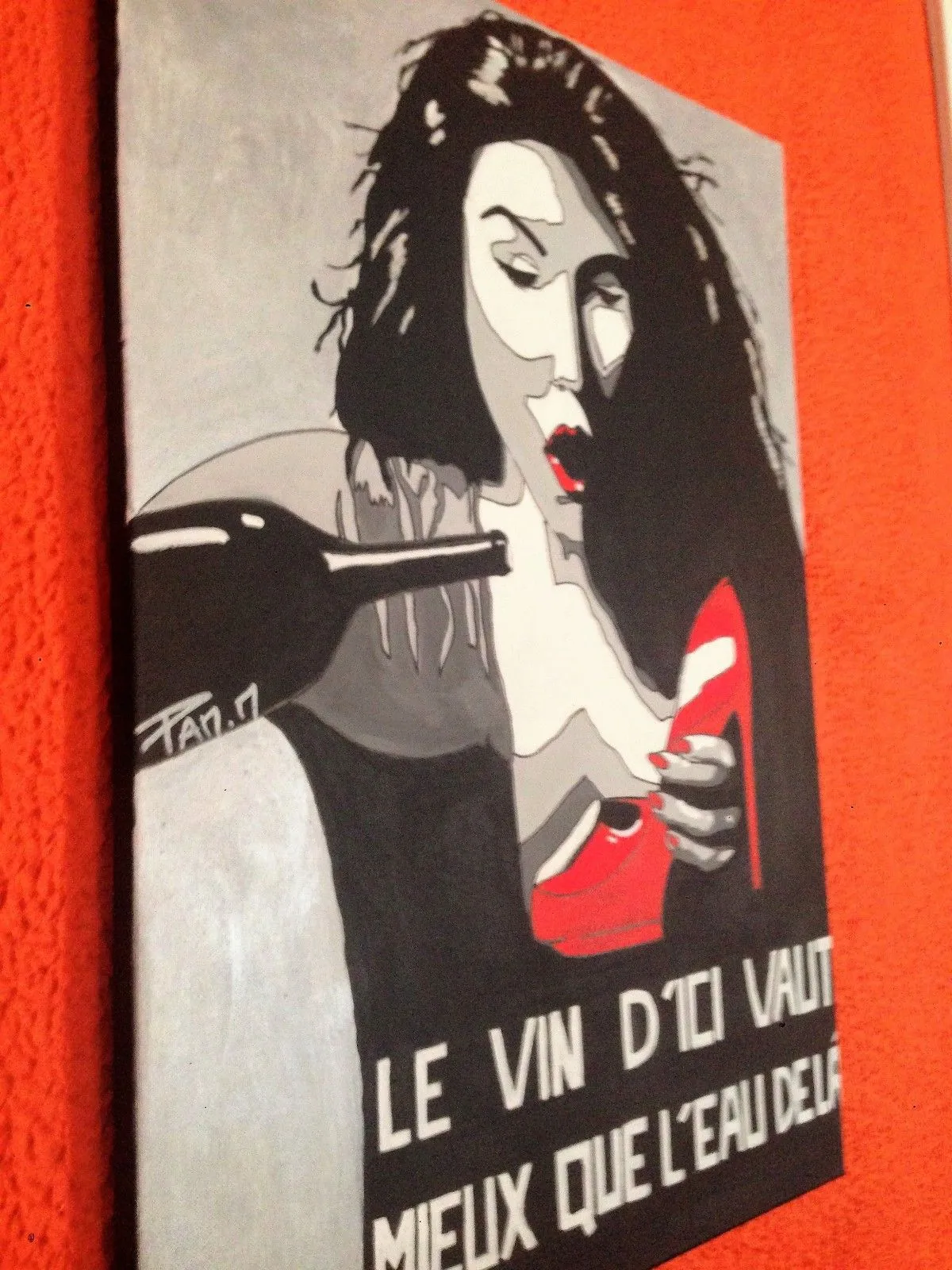 ALCOOL, œuvre de PAM. M