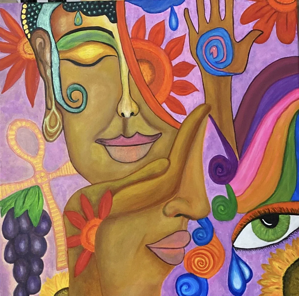 Duo Spirituel, œuvre de Anne Antoine