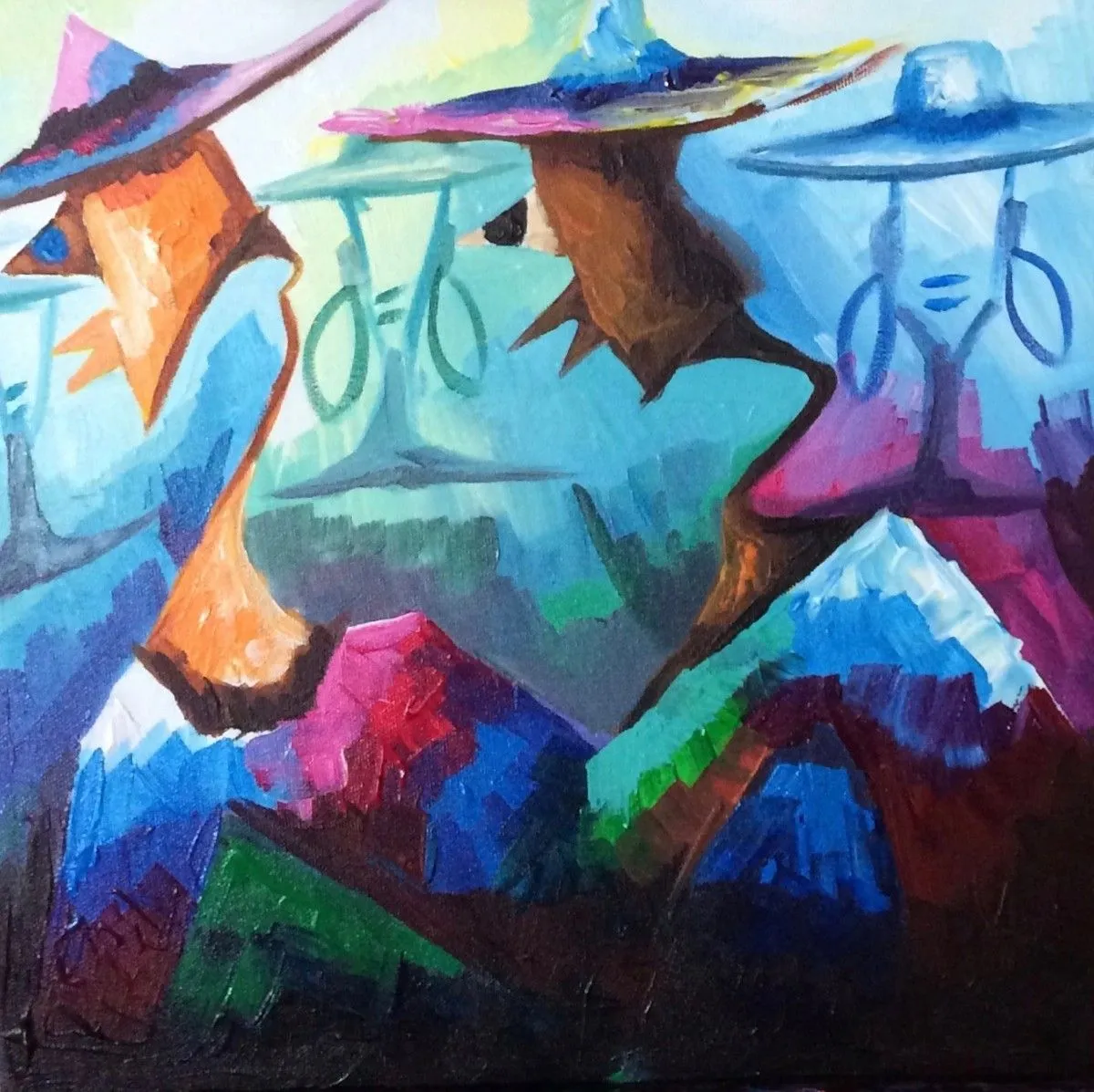 wise counsellors, œuvre de keita kankam