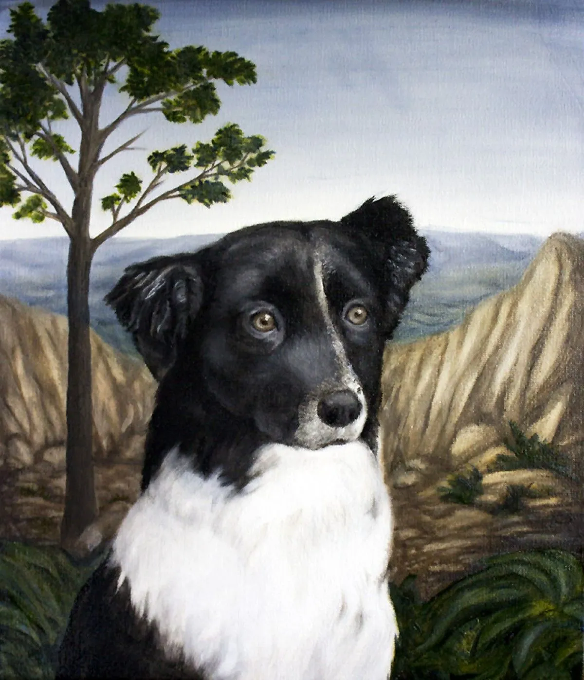 Panda's Portrait, œuvre de Marco Ortiz