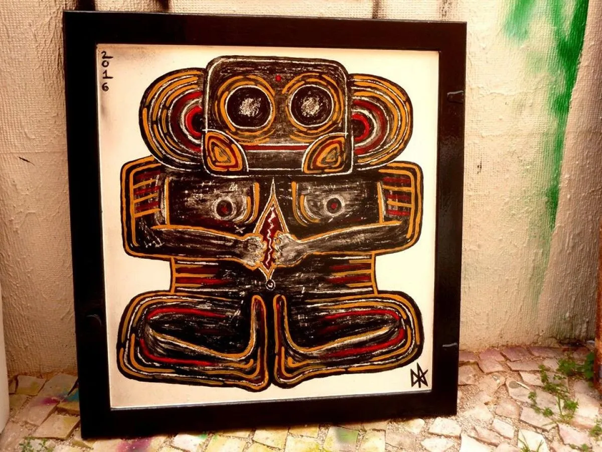 Auto retrato 2000, œuvre de Sara Pestana