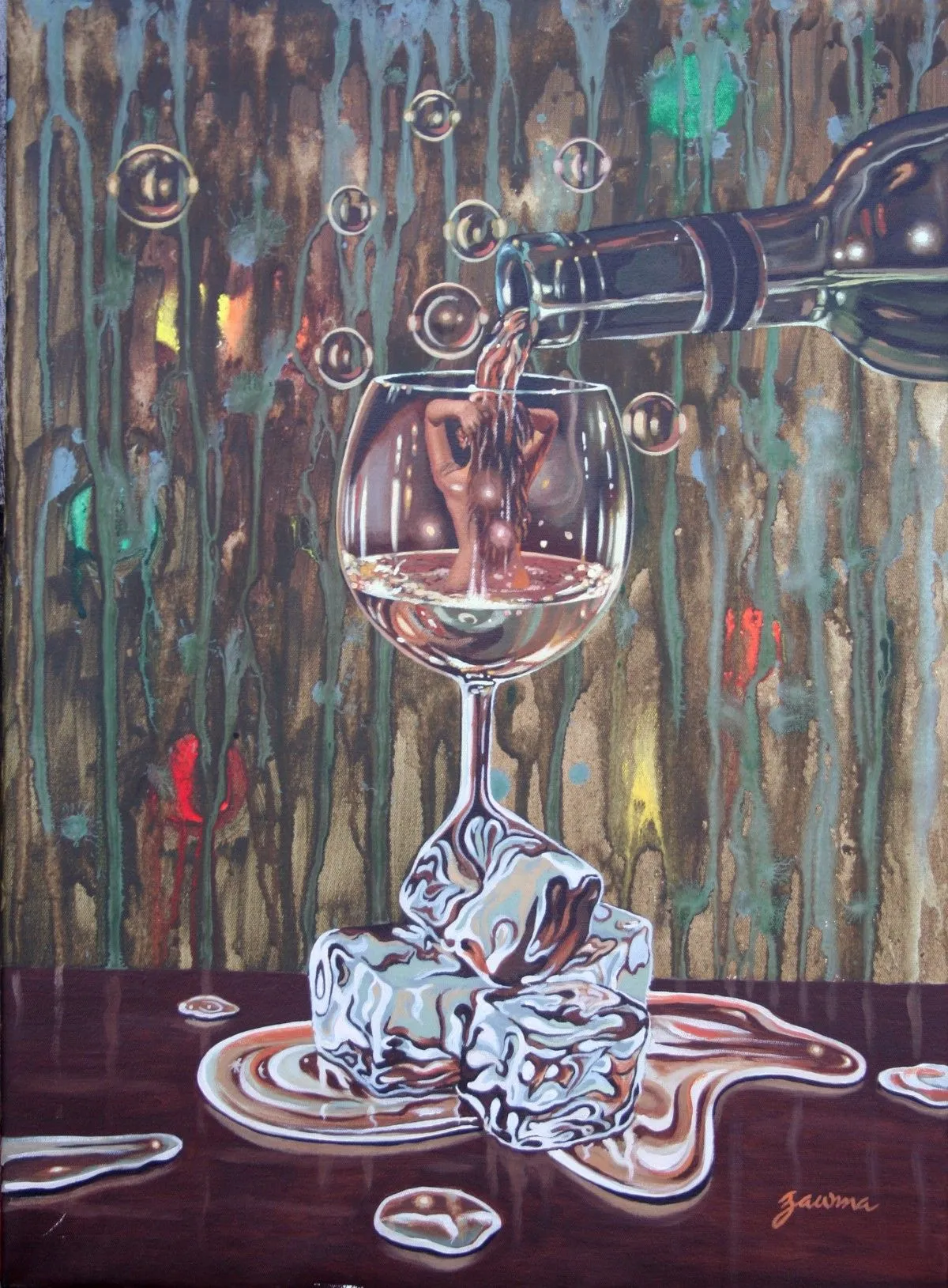 Confession, œuvre de VLal Zawmkima