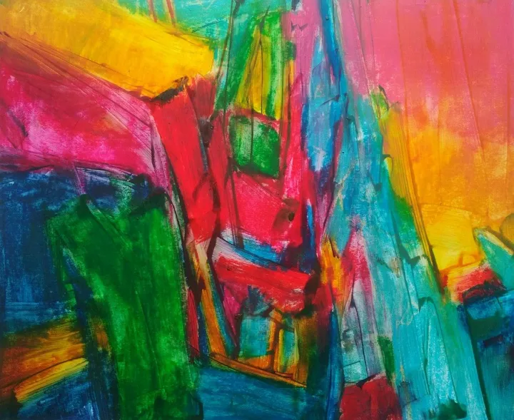 Bazaar II, artwork by Abhishek Kumar